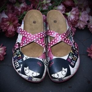 NWOB Chibi Goby Girl Cork Insole Sandals Mary Jane’s Size 38 US 7.5